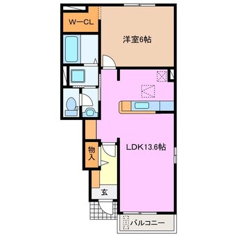 間取図 サンカント　Ａ