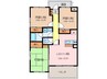 ＧａｒｄｅｎＭａｎｓｉｏｎひまわり館 3LDKの間取り