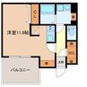 ＣＡＳＡ＋α　外宮 1Rの間取り