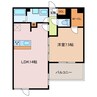 ＣＡＳＡ＋α　外宮 1LDKの間取り