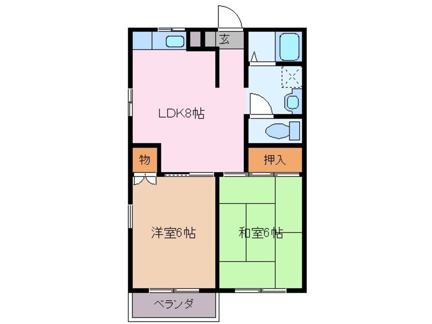間取図 コーポＮ＆Ｅ