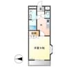 ピュアスクエア 1Kの間取り