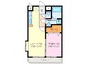 アルタイル 1LDKの間取り