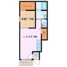 シエル 1LDKの間取り