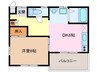 正邦苑　竹ヶ鼻 1DKの間取り