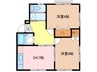 コーポ南本町 2DKの間取り
