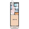 マンションＬＩＶＥ 1Kの間取り