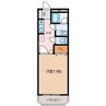 マンションＬＩＶＥ 1Kの間取り