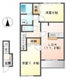 ドルチェ　ＭＯＫＡ 2LDKの間取り
