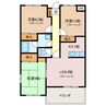 ＧａｒｄｅｎＭａｎｓｉｏｎひまわり館 3LDKの間取り