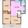 ウエストリバーマンション 3LDKの間取り
