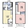Ｔｉｊｕａｎａ　Ｗｅｓｔ 2LDKの間取り