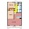 新畑マンション 2LDKの間取り