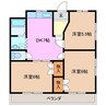 ハイブリッジ湯田 3DKの間取り