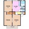 クラムハイツ 3DKの間取り