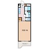 メゾンブローニュ　１０ 1Kの間取り