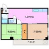 コーラルハイツ 2LDKの間取り