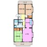 マンションカルミア 3LDKの間取り