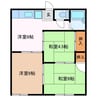 ハイツＭ 3DKの間取り