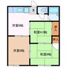 ハイツＭ 3DKの間取り