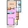 アスール　シエロ 1LDKの間取り