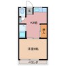 岩渕松鶴 1Kの間取り