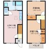 オーシャンブリーズ 2LDKの間取り