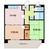 ホーマットサウス 2DKの間取り