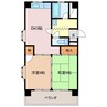 ホーマットサウス 2DKの間取り