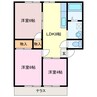エクセレント堀 3LDKの間取り