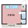 伊勢ビル 1Rの間取り