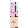 昭和レトロアパート２ 1DKの間取り