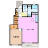 シンシア　Ｂ棟 1LDKの間取り
