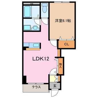 間取図 ウィンフィールドＡ棟