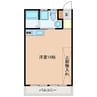 マンション双葉 1Rの間取り