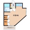 メゾンイースト 1Rの間取り