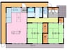 中西貸家（楠部町） 2LDKの間取り