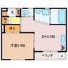 正邦苑　竹ヶ鼻 1DKの間取り