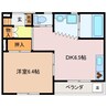 正邦苑　竹ヶ鼻 1DKの間取り
