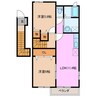 Ａｒｄｅｎ　Ｃ棟 2LDKの間取り