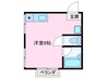 ウイングルートⅡ 1Rの間取り