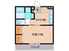 りんどうⅢ 1DKの間取り