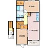 アルメリア　テラス 2LDKの間取り
