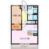 カンパネラ 1LDKの間取り