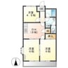 サニーサイド五十鈴 3DKの間取り