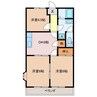 サニーサイド五十鈴 3DKの間取り