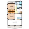 K&K 2LDKの間取り