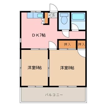 間取図 北マンション