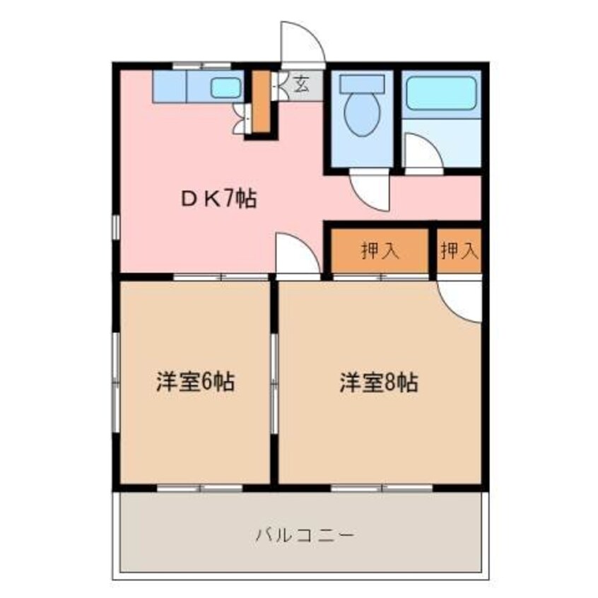 間取図 北マンション