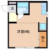 プチハイム追分 1Rの間取り